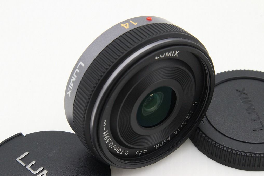 美品 Panasonic パナソニック LUMIX G 14mm F2.5 ASPH. H-H014 広角