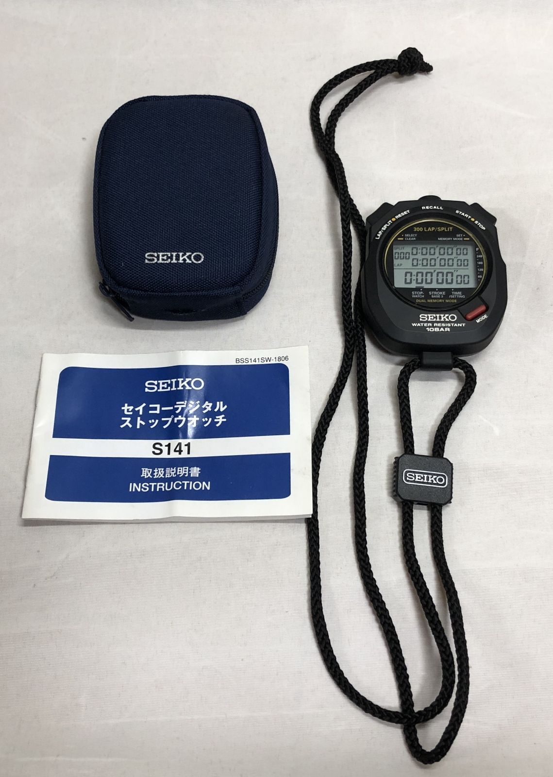 美品◇SEIKO セイコー ストップウォッチ スイミングマスター S141 10