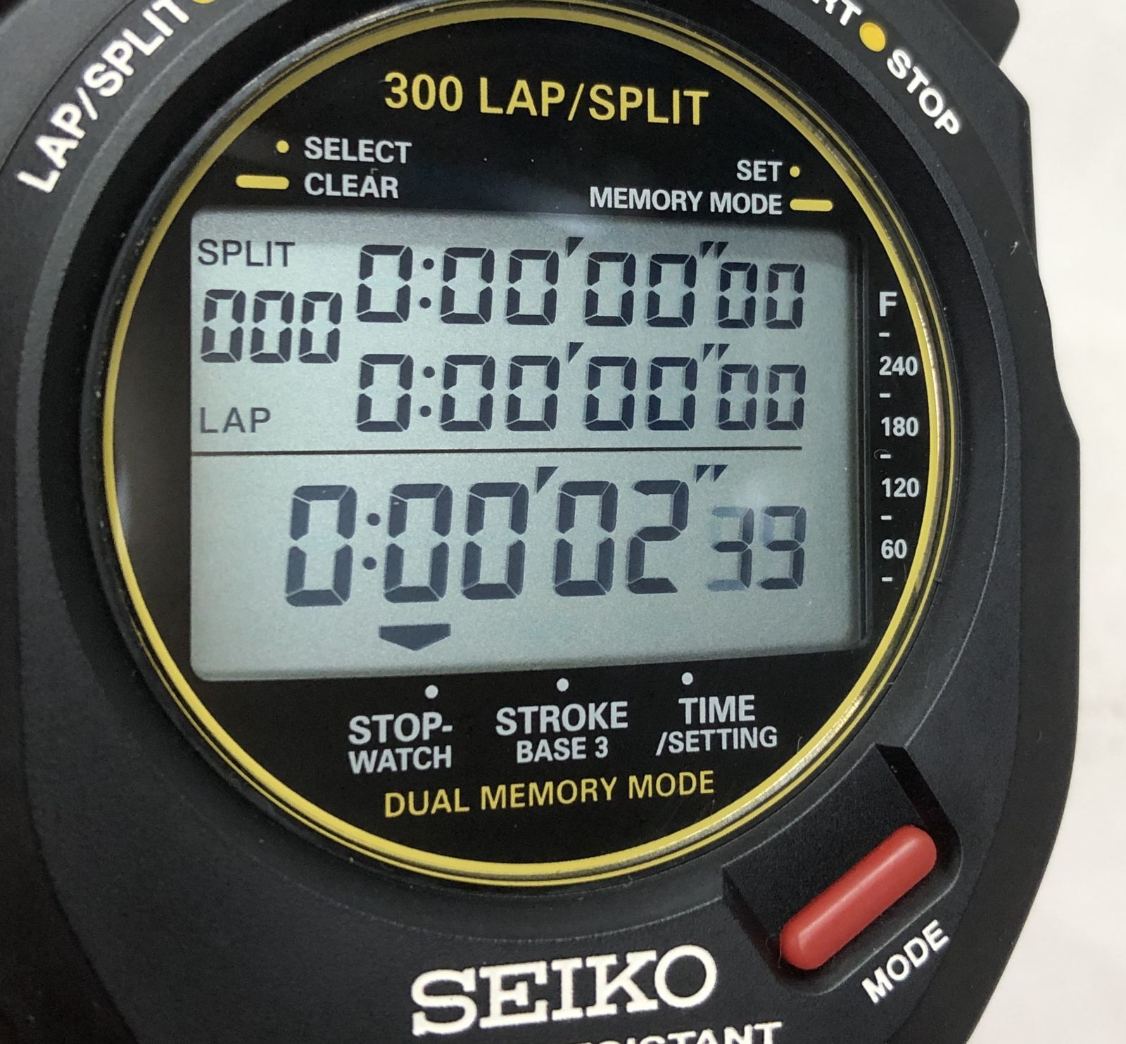 美品◇SEIKO セイコー ストップウォッチ スイミングマスター S141 10