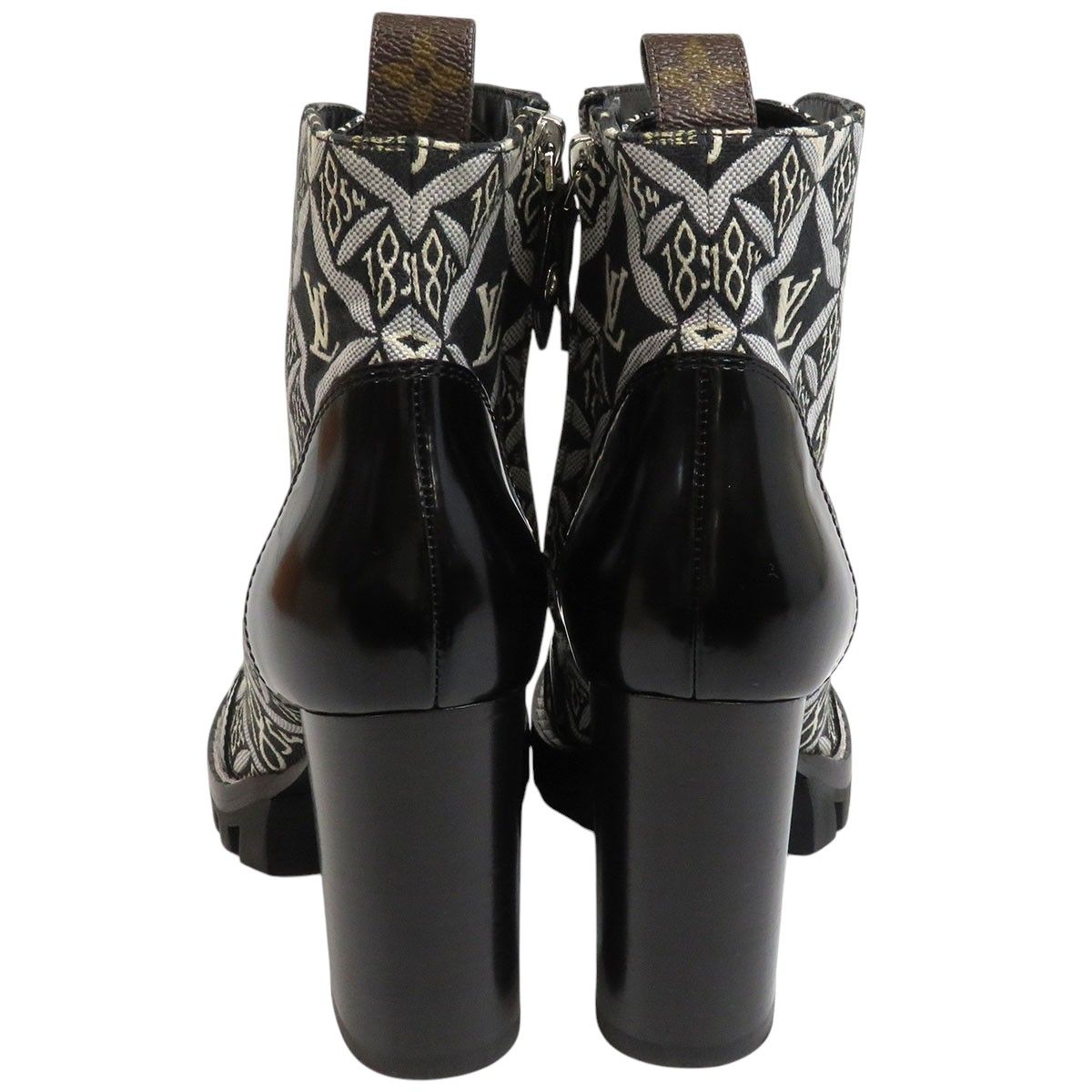 ルイヴィトン スタートレイル アンクルブーツ モノグラム レディース