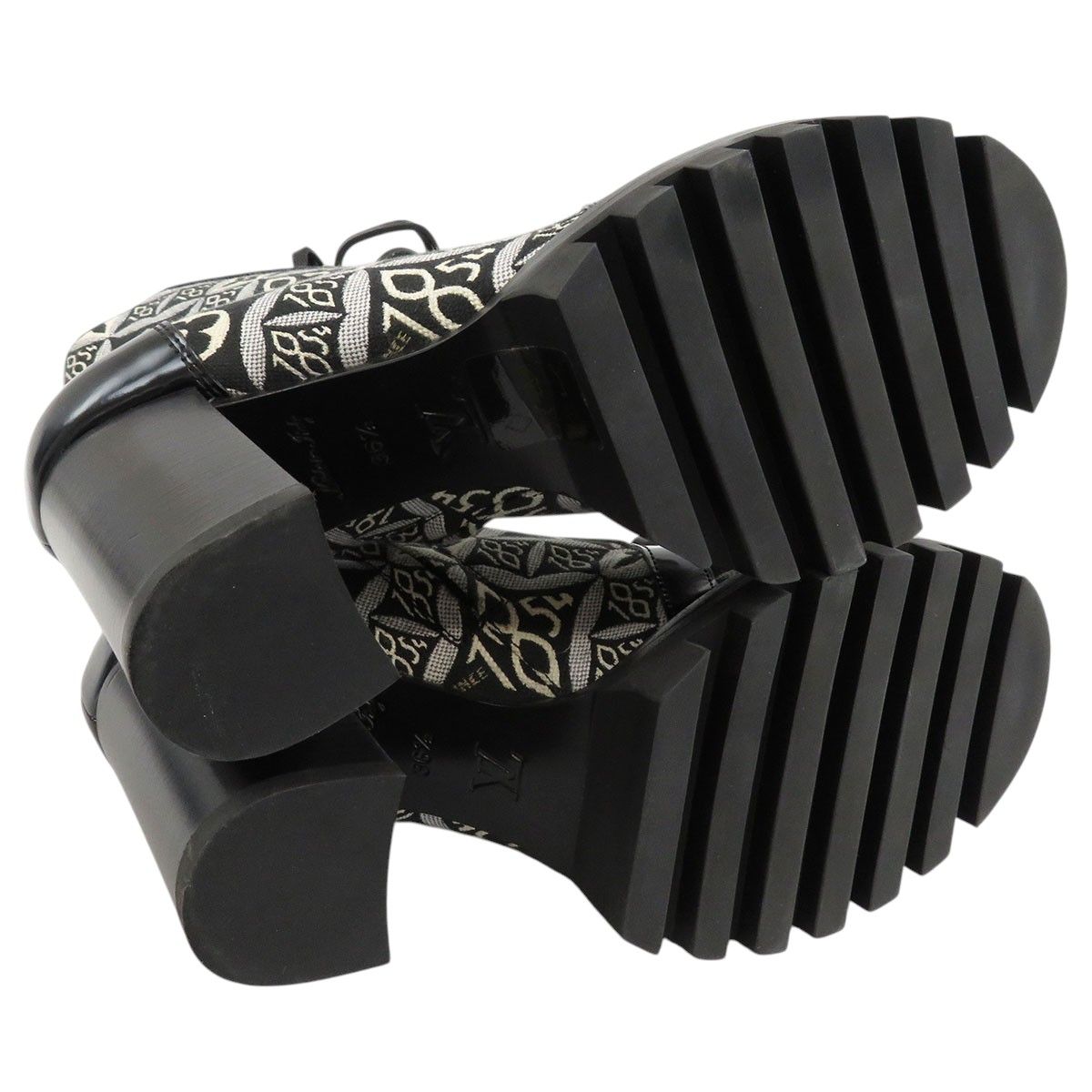 ルイヴィトン スタートレイル アンクルブーツ モノグラム レディース