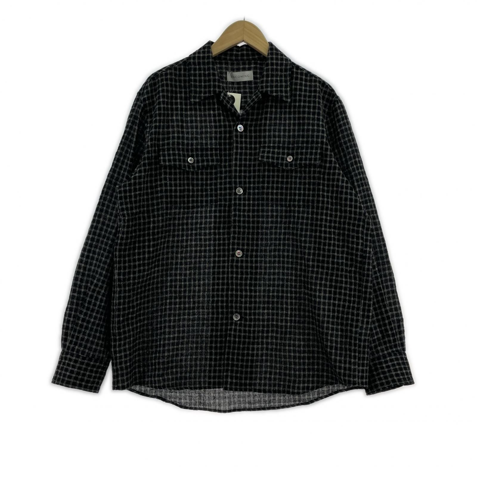 ENCOMING 24AW OPEN COLLAR SHIRT M - メルカリ