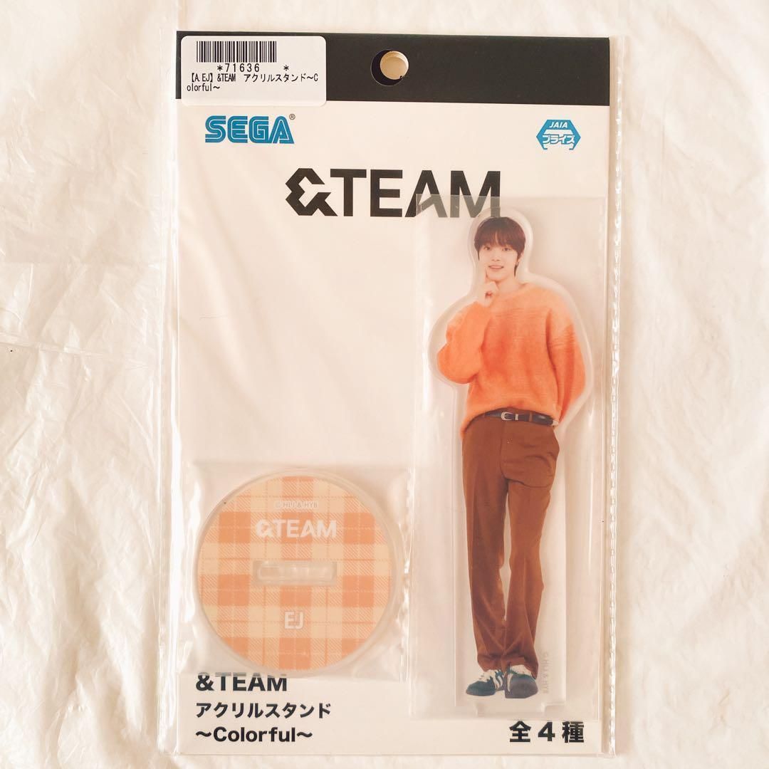 &team EJ ウィジュ colorful クリアスタンド アクリルスタンド