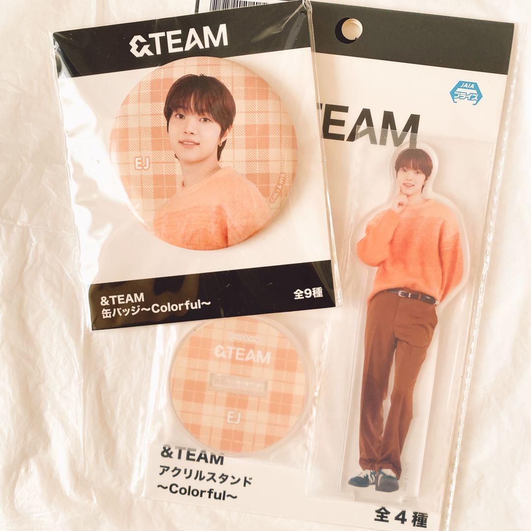 &team EJ ウィジュ colorful クリアスタンド アクリルスタンド