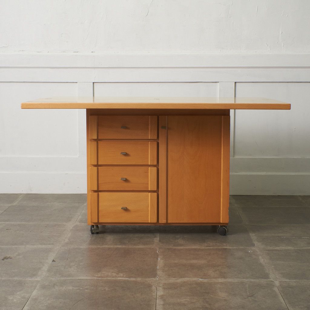 飛騨産業 キツツキ エクステンション トロリー ワゴン 拡張天板