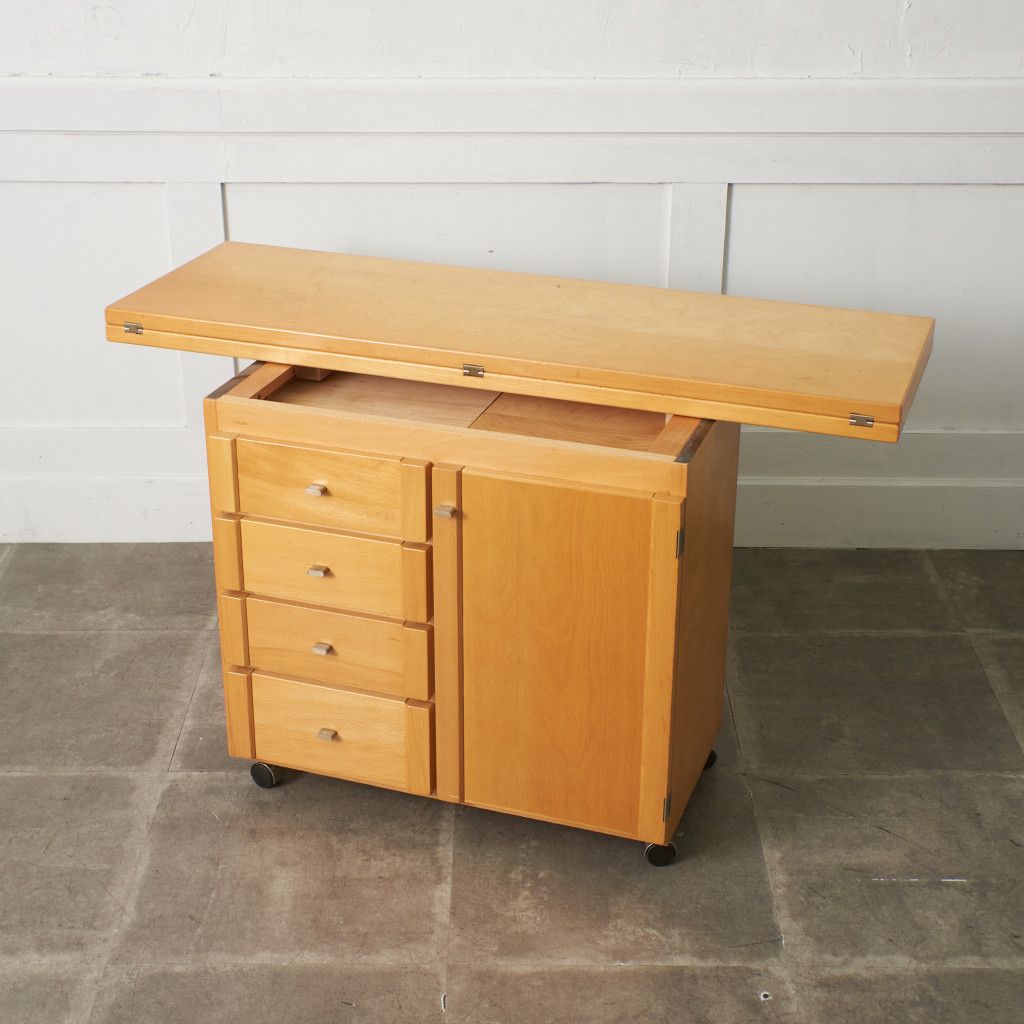 飛騨産業 キツツキ エクステンション トロリー ワゴン 拡張天板