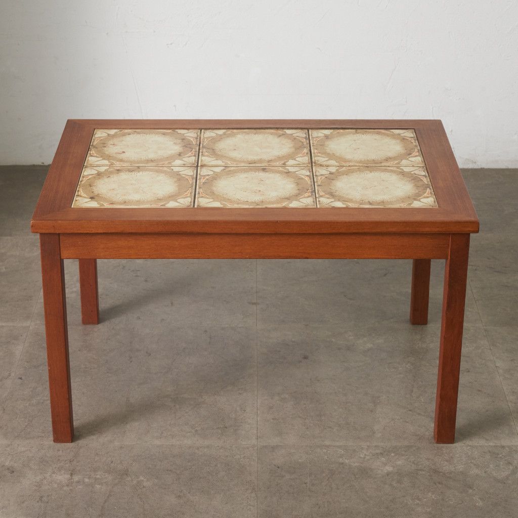 デンマーク製 TOFTEN mobelfabrikken タイルトップ チーク コーヒー