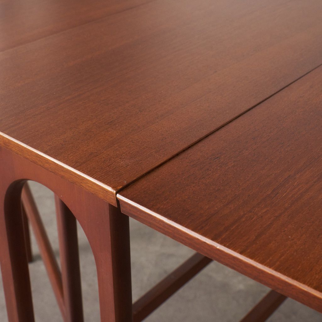 イギリス ヴィンテージ ドロップリーフテーブル チーク 北欧 スタイル