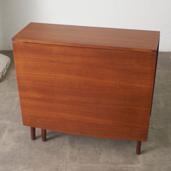 イギリス ヴィンテージ ドロップリーフテーブル チーク 北欧 スタイル