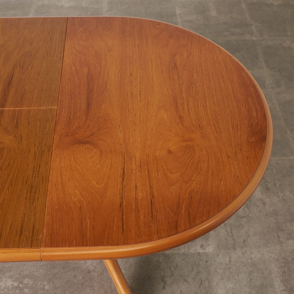 英国 ヴィンテージ オーバル ダイニングテーブル エクステンション