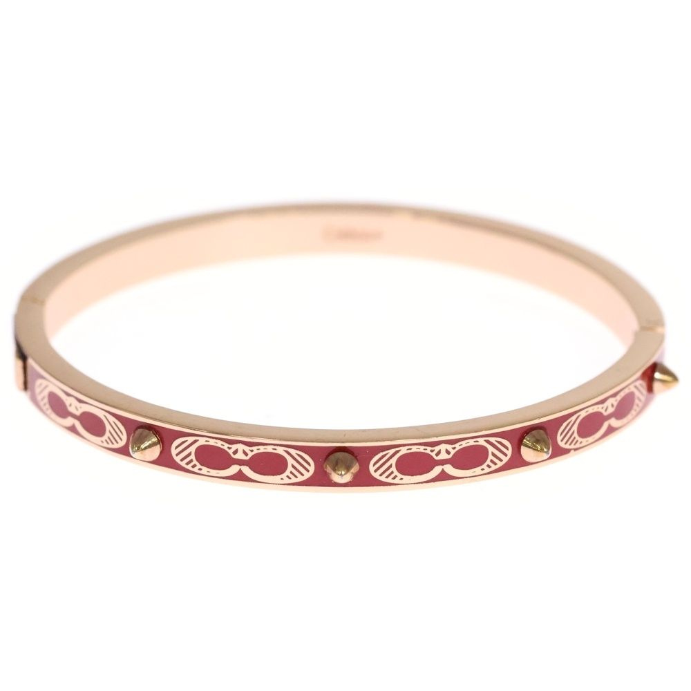 COACH (コーチ) シグネチャー スタッズ バングル ブレスレット ピンク