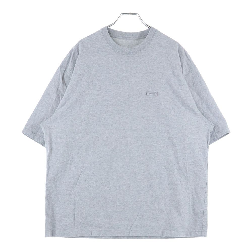 The Ennoy Professional (エンノイプロフェッショナル) 23SS Rubber Logo Tee ラバーロゴ 半袖Tシャツ グレー SS23BRENCT01NTL