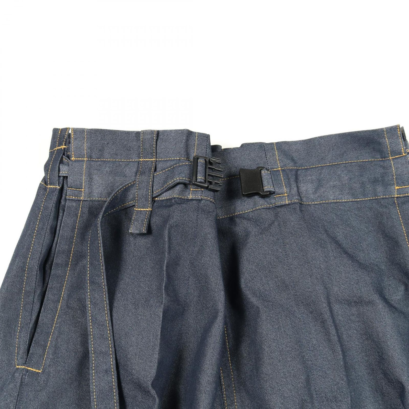 ミー イッセイミヤケ me ISSEY MIYAKE デニムパンツ インディゴブルー