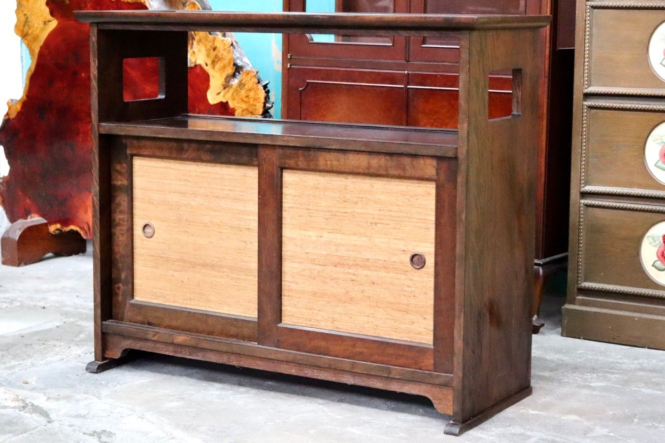 GMIH411○九州民芸家具 茶箪笥 茶棚 サイドボード キャビネット 飾り棚