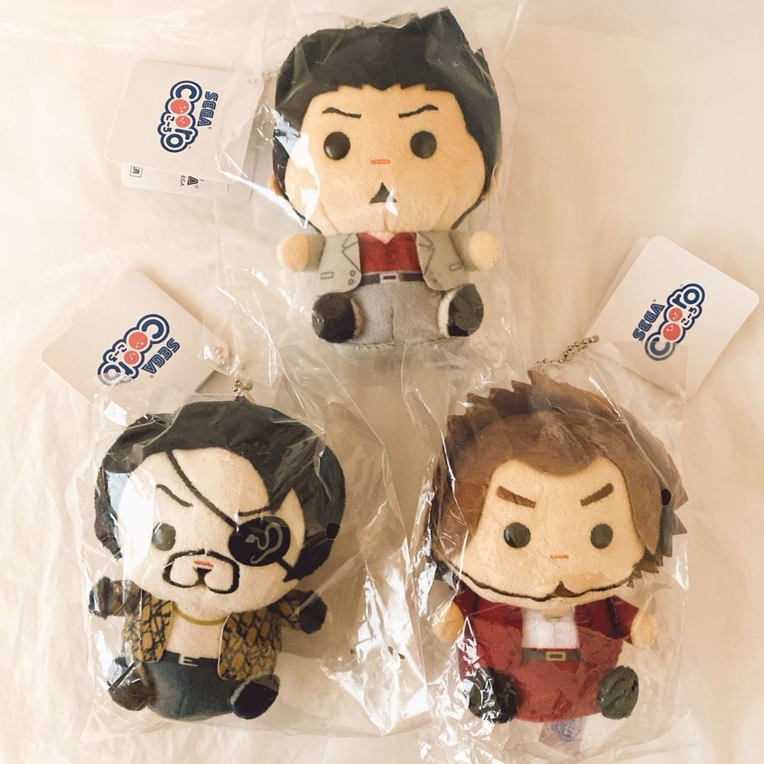 こーろ3種セット SEGA Cooro セガストア トウキョウ 龍が如く桐生一馬 春日一番 真島吾朗