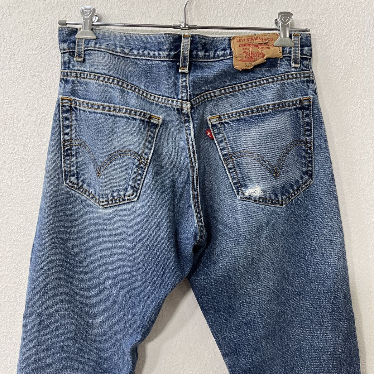 Levi's 517 デニムパンツ W33 ブルー リーバイス ジップアップ