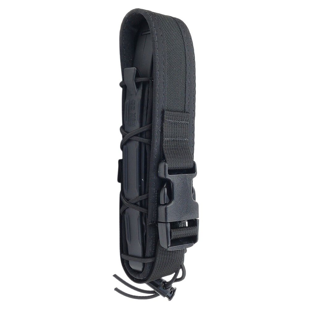 High Speed Gear SMGマガジンポーチ TACO フラップ付き MP 5 7他18 EXC 0 ブラック