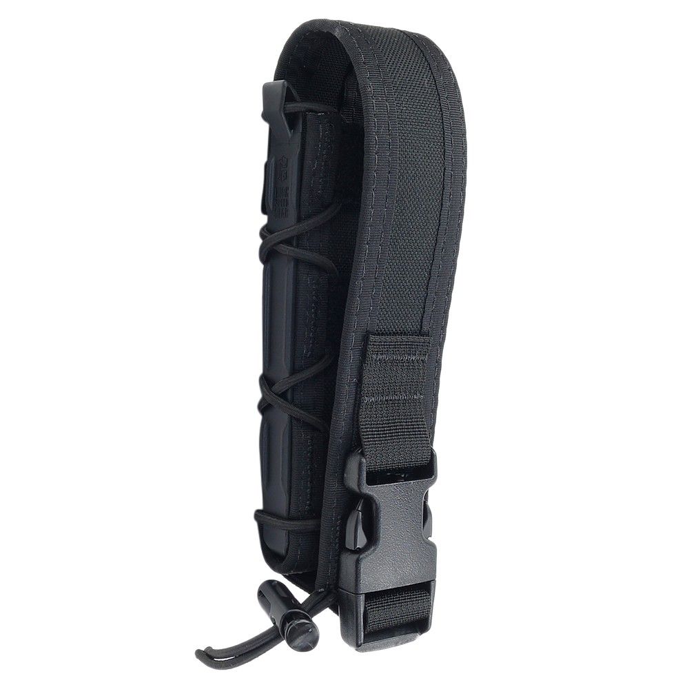 High Speed Gear SMGマガジンポーチ TACO フラップ付き MP 5|MP 7他18 EXC 0 ブラック