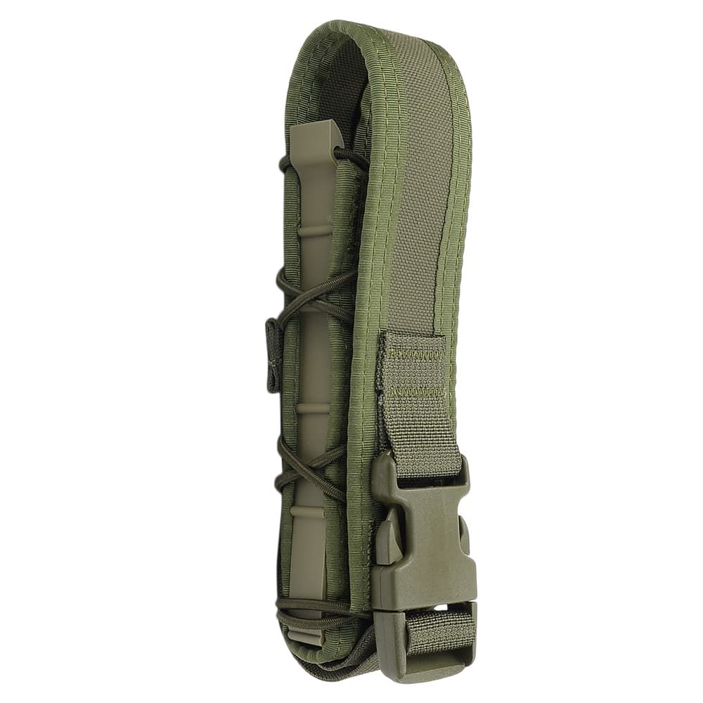 High Speed Gear SMGマガジンポーチ TACO フラップ付き MP 5|MP 7他18 EXC 0 ODグリーン