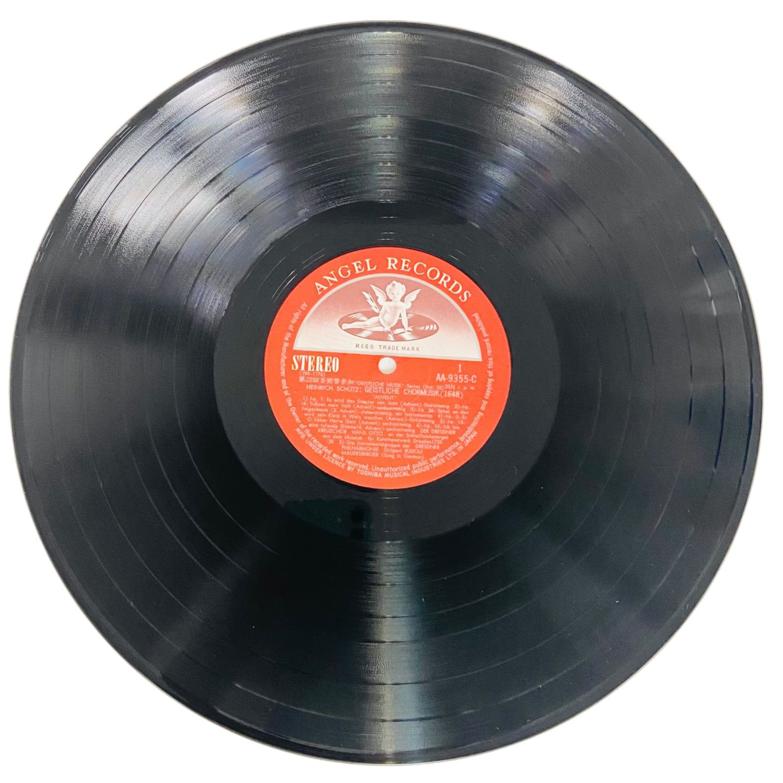 F02062 レコード レコード藝術推薦盤 1648年版 ハインリッヒ・シュッツ