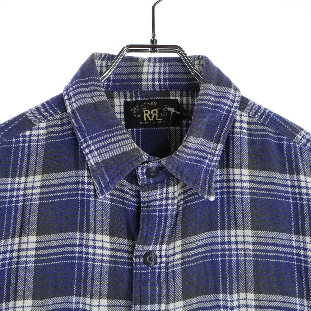 RRL ダブルアールエル ラルフローレン 長袖 チェック コットン DOUBLE