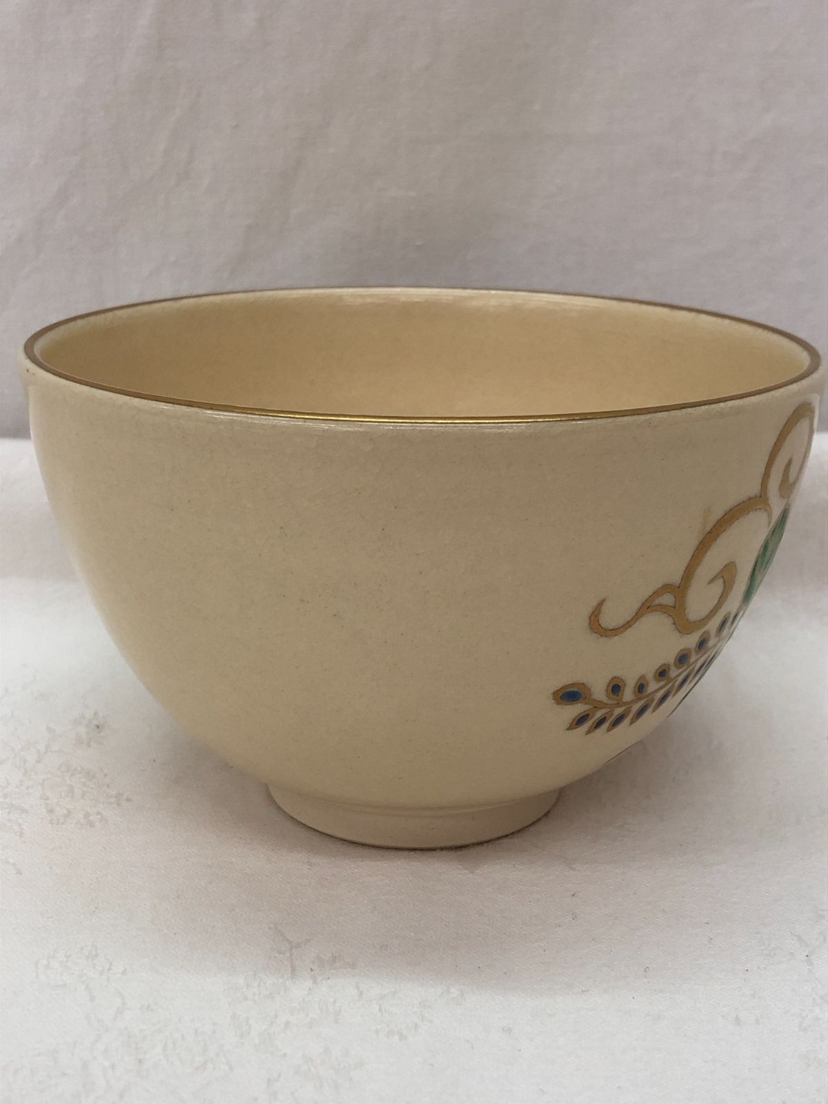 美品】山川巌 唐草模様 茶道具 抹茶碗 茶碗 - メルカリ