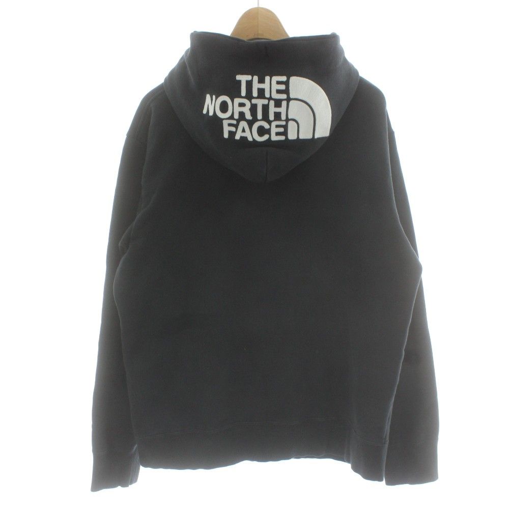 ザノースフェイス THE NORTH FACE リアビューフルジップフーディ Rearview FullZip Hoodie パーカー ジップアップ ロゴ 長袖 M 黒 ブラック NT12442 /PP GY40