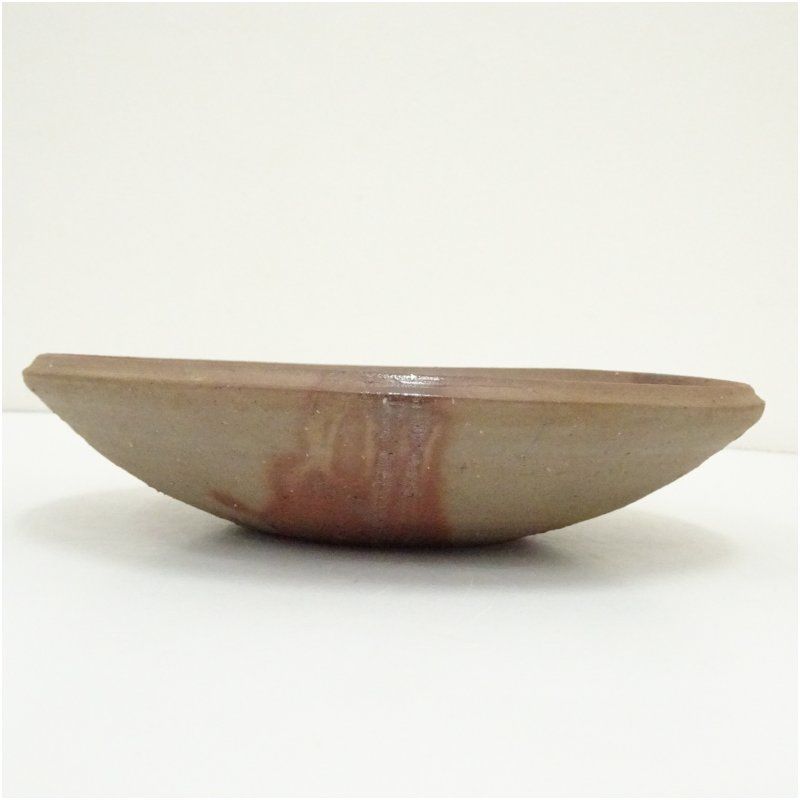 備前焼 人間国宝 藤原雄造 緋襷中皿 共箱 食器 おしゃれ かわいい インテリア レトロ アンティーク プレート 居酒屋 カフェ 和食 洋食