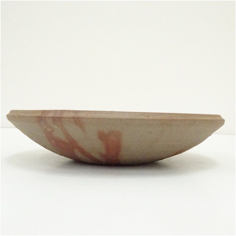 備前焼 人間国宝 藤原雄造 緋襷中皿（共箱） 食器 おしゃれ かわいい