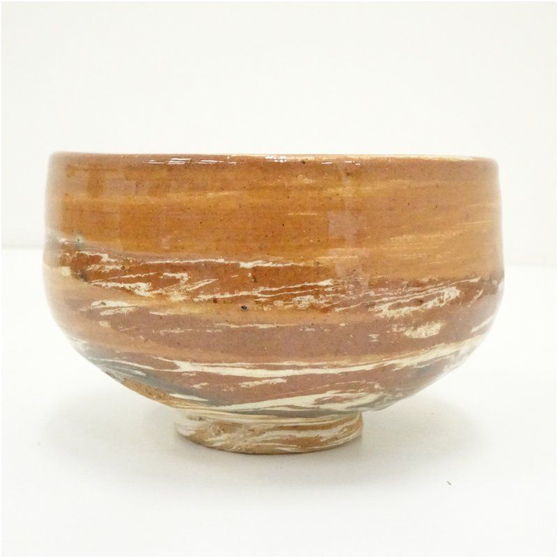 淡陶坊静山造 静山楽茶碗（銘：うず汐）（共箱） 茶道 抹茶 おしゃれ