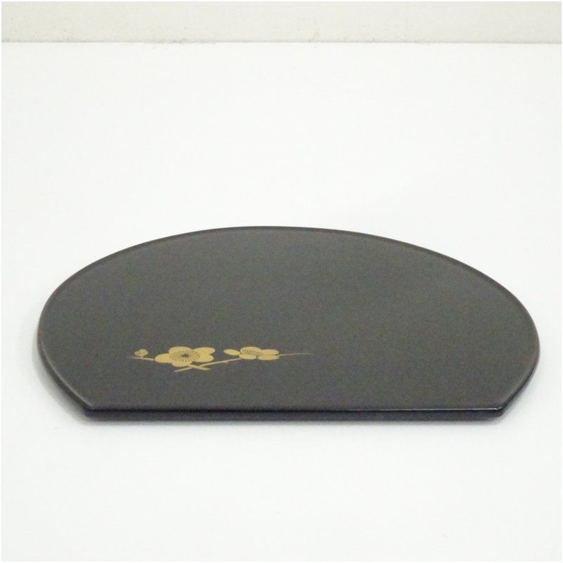 梅蒔絵半月銘々皿5客 共箱