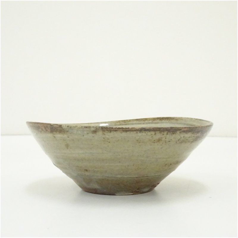 作家物 灰釉茶碗 茶道 抹茶 おしゃれ 抹茶茶碗 抹茶碗 和食器 レトロ