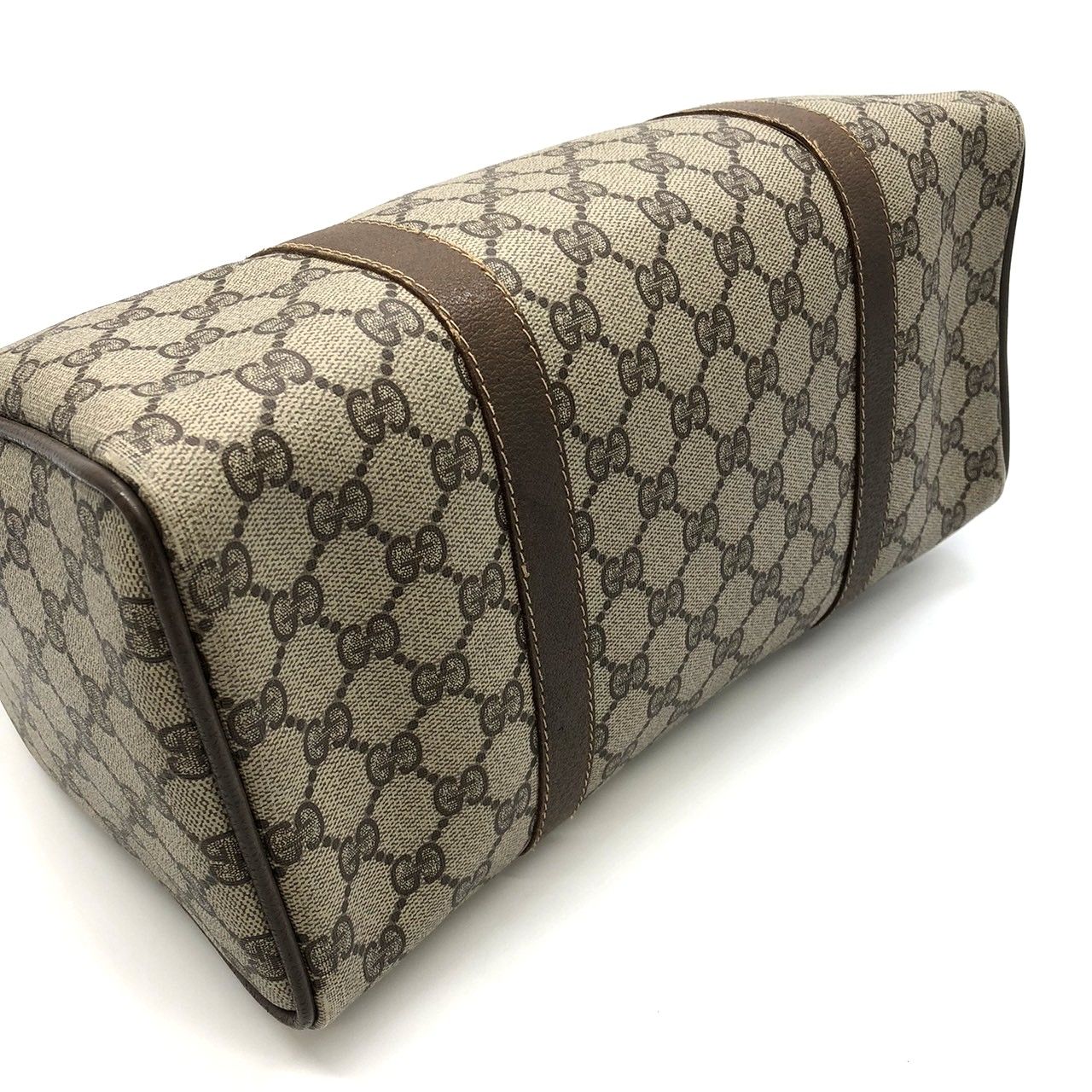 【✨美品✨】オールドグッチ ボストンバッグ 大容量 GGスプリーム ブラウン GUCCI オールドグッチ 69 02 007 ボストンバッグ シェリーライン GG