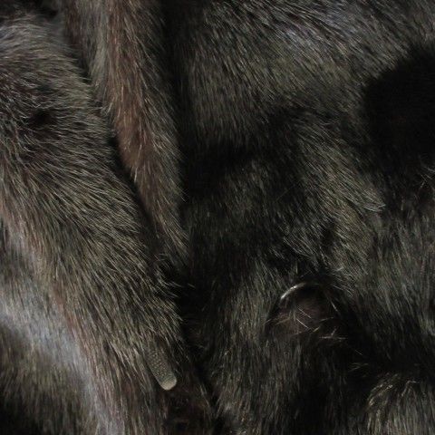 サガミンク SAGA MINK 銀サガ ファーコート ミンク 毛皮 ミドル丈