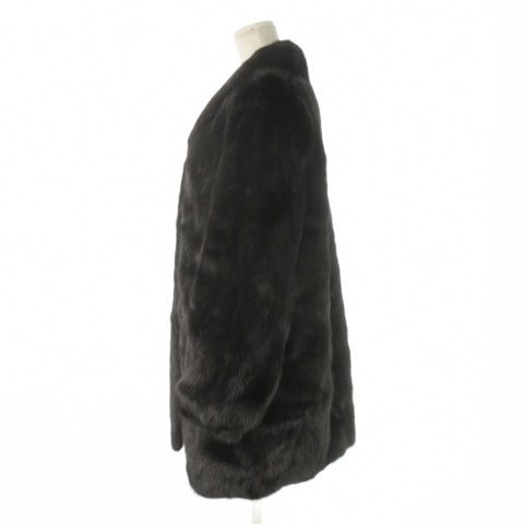 サガミンク SAGA MINK 銀サガ ファーコート ミンク 毛皮 ミドル丈