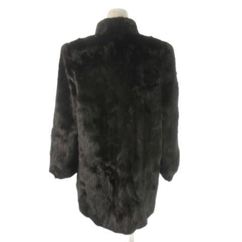 サガミンク SAGA MINK 銀サガ ファーコート ミンク 毛皮 ミドル丈