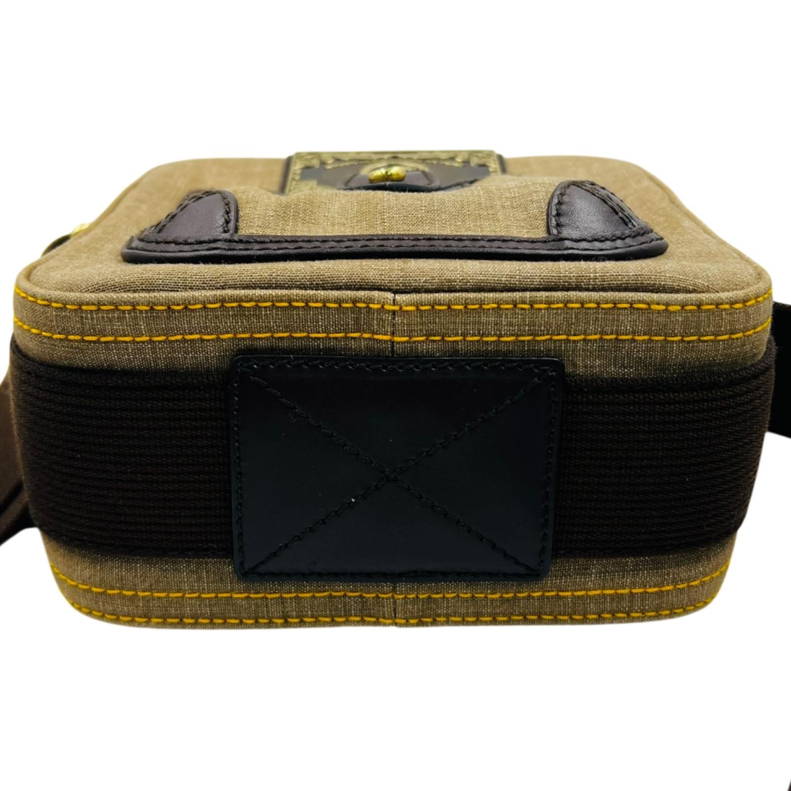 HUNTING WORLD ハンティングワールド デニム ショルダーバッグ 金