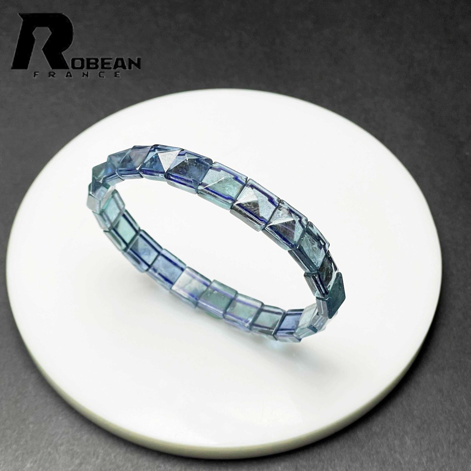 アクセサリー ⭐︎【天然】アクアマリン バングル 56mm