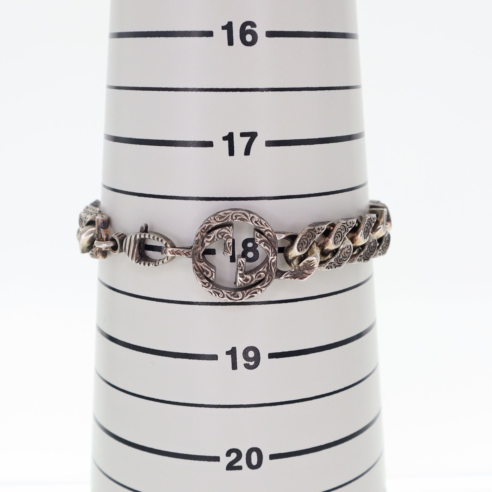 中古】GUCCI / グッチ インターロッキング G ブレスレット アラベスク