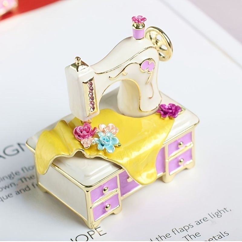 小物入れ 鍵置き 置物 インテリアトレイ オブジェ ミシン型