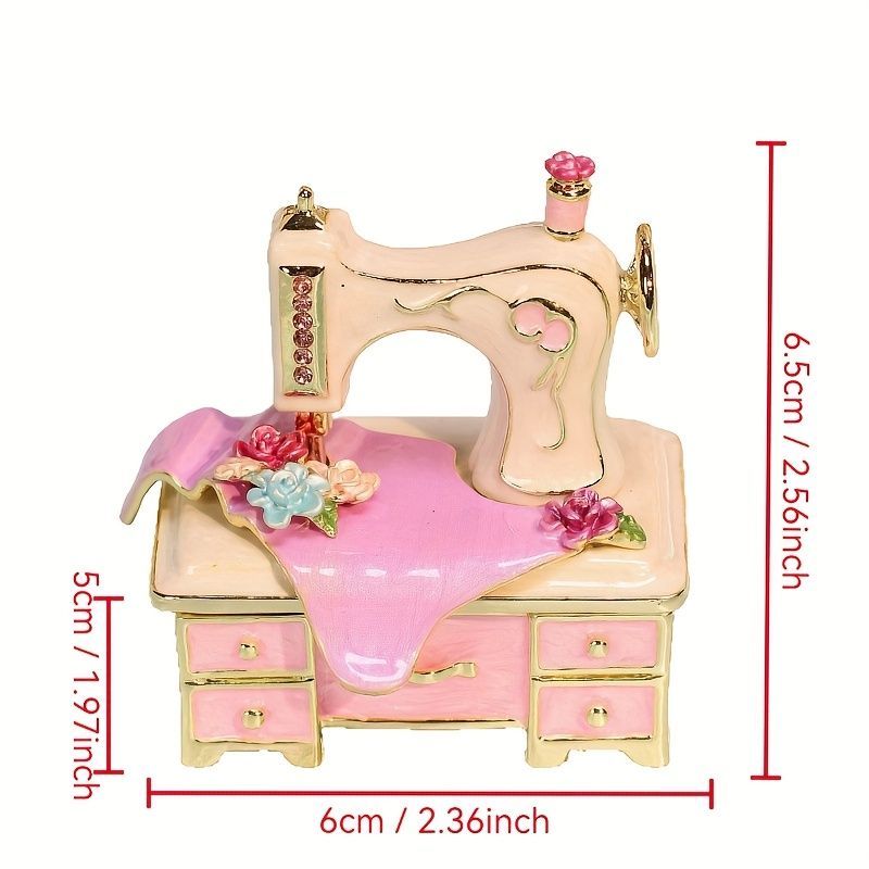 小物入れ 鍵置き 置物 インテリアトレイ オブジェ ミシン型