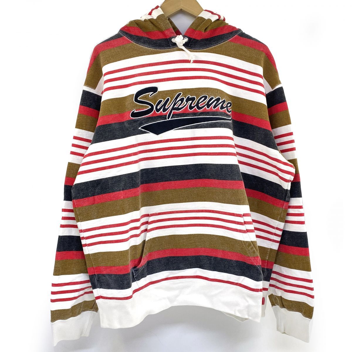Supreme シュプリーム Striped Hooded Sweatshirt フーディ パーカー