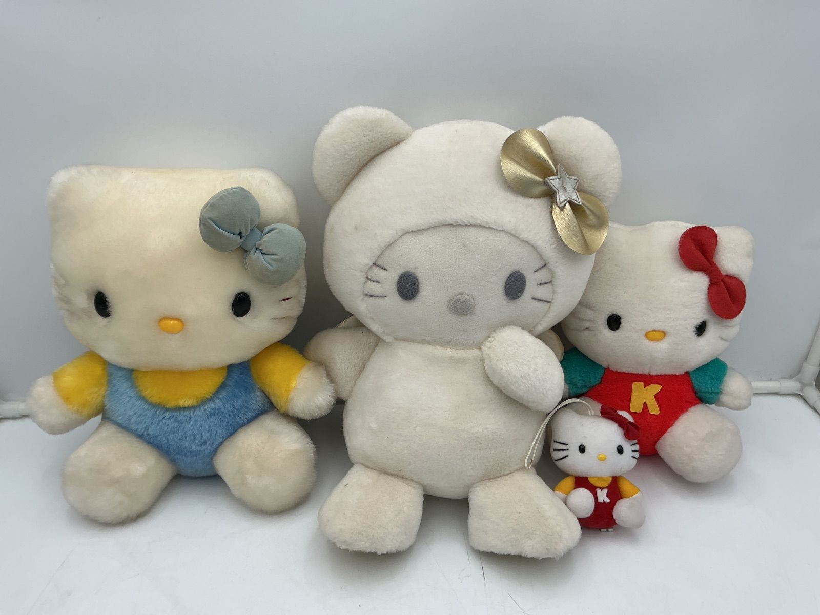 レトロ】ハローキティ ぬいぐるみ まとめ売り 4体セット キティ