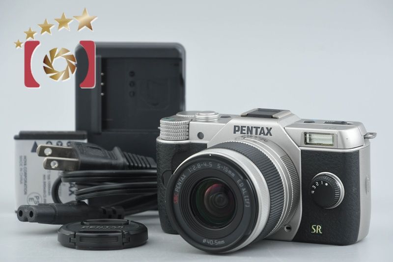 中古】PENTAX ペンタックス Q7 ズームレンズキット シルバー 