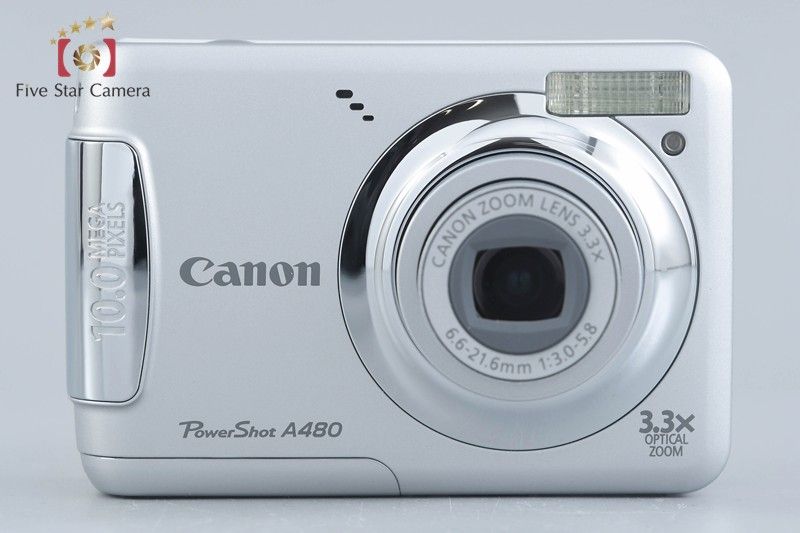 中古】Canon キヤノン PowerShot A480 シルバー コンパクトデジタル