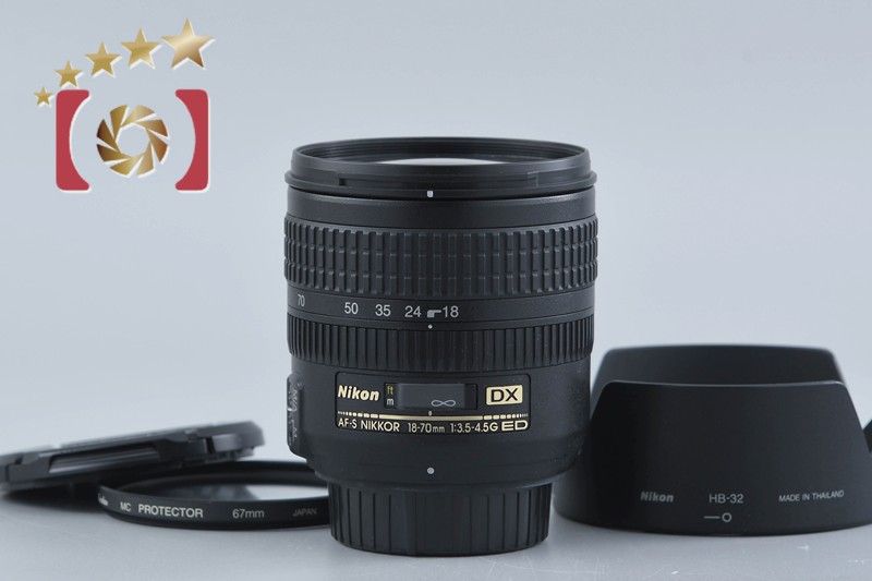 中古】Nikon ニコン AF-S DX NIKKOR 18-70mm f/3.5-4.5 G ED - メルカリ