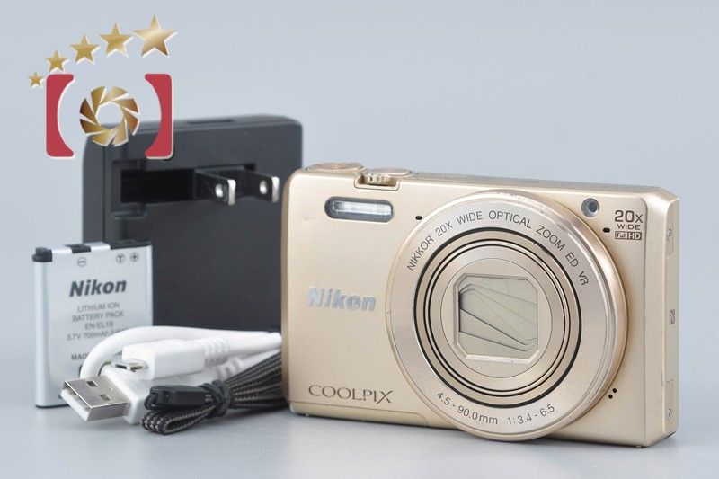 中古】Nikon ニコン COOLPIX S7000 ゴールド コンパクトデジタルカメラ