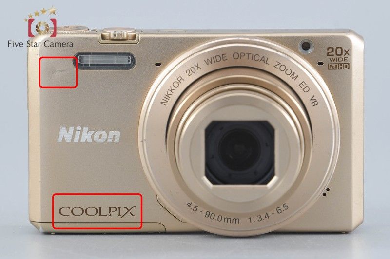 中古】Nikon ニコン COOLPIX S7000 ゴールド コンパクトデジタルカメラ