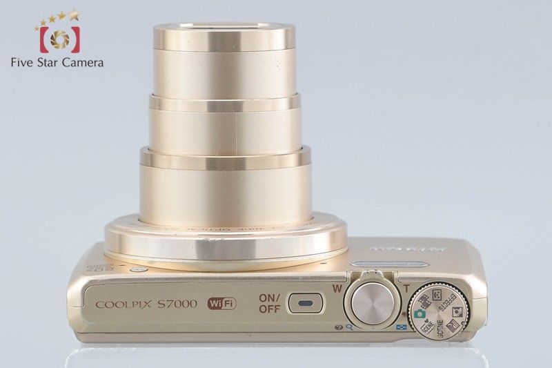 中古】Nikon ニコン COOLPIX S7000 ゴールド コンパクトデジタルカメラ