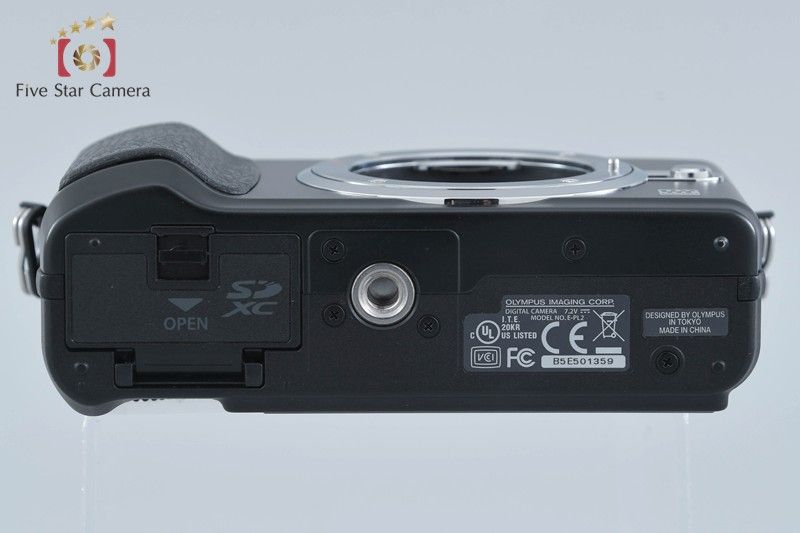 中古】OLYMPUS オリンパス PEN Lite E-PL2 ブラック ミラーレス一眼